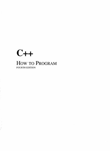 Harvey M. Deitel: C[plus plus] (2003, Prentice Hall, Pearson Education)