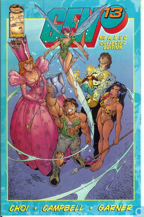 J. Scott Campbell, Brandon Choi: Gen¹³: #13 A, B & C Collected Edition (Paperback, 1997, Image Comics)