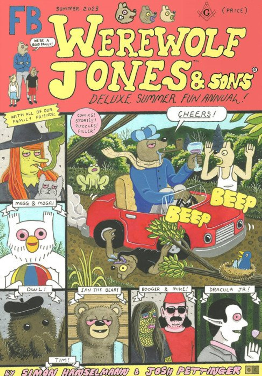 Simon Hanselmann, Josh Pettinger: Werewolf Jones and Sons Deluxe Summer Fun Annual (Hardcover, 2023, Fantagraphics Books)